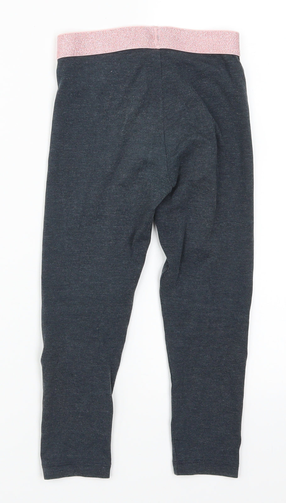 George Girls Grey   Carrot Trousers Size 5-6 Years - Unicorns