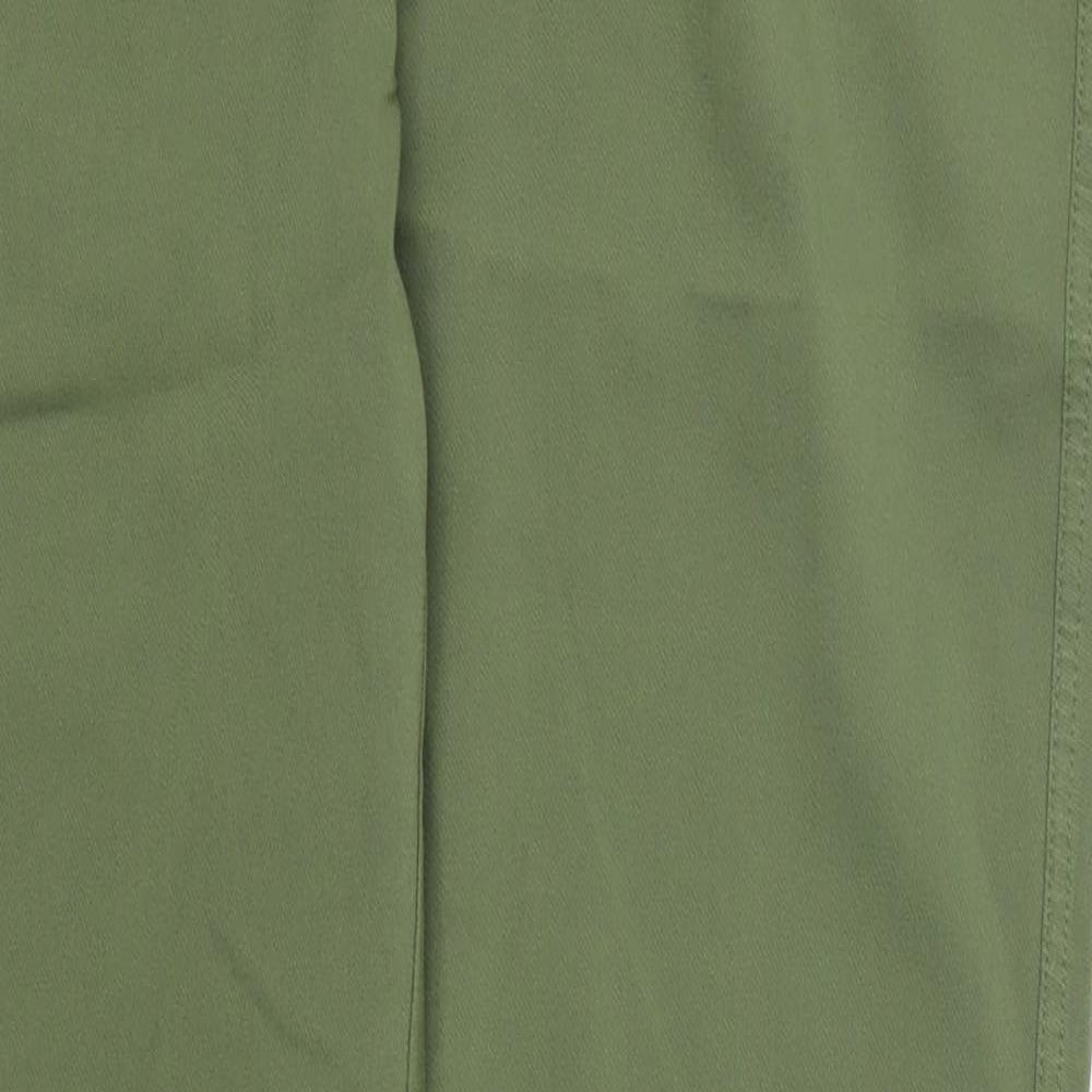 TRU Womens Green   Carrot Trousers Size 18 L30 in