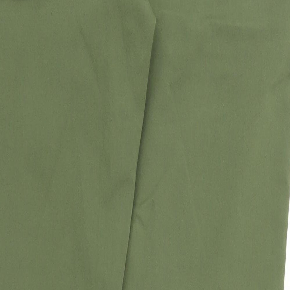 TRU Womens Green   Carrot Trousers Size 18 L30 in
