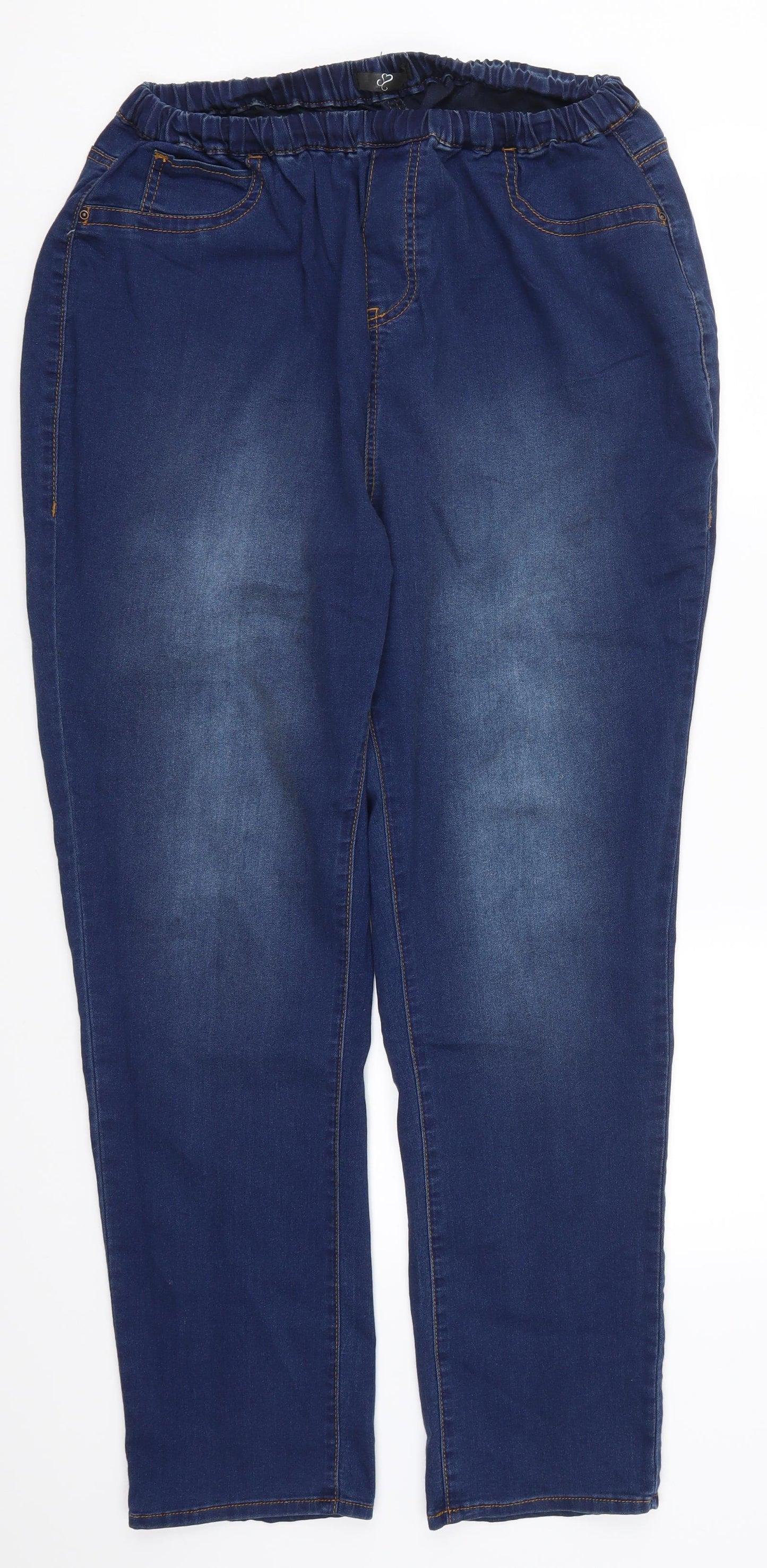 Arcadia Womens Blue  Denim Jegging Jeans Size 18 L28 in