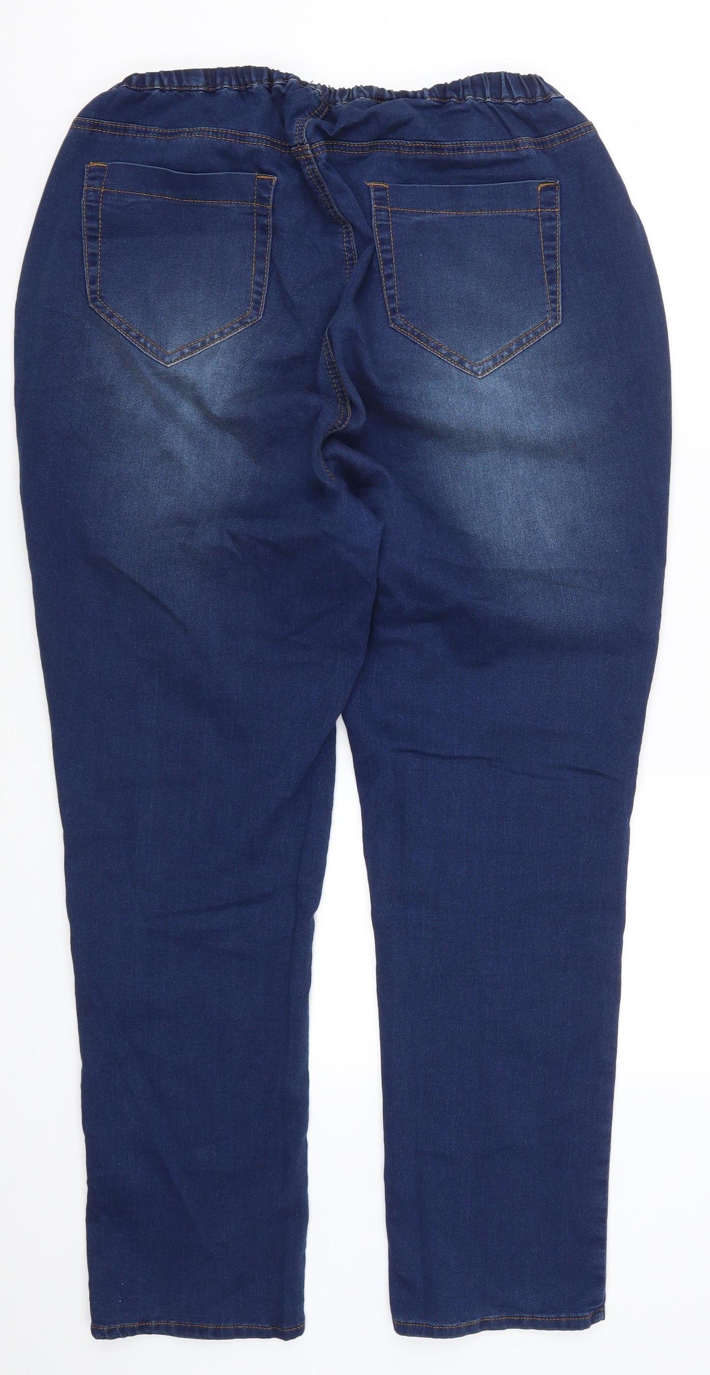 Arcadia Womens Blue  Denim Jegging Jeans Size 18 L28 in