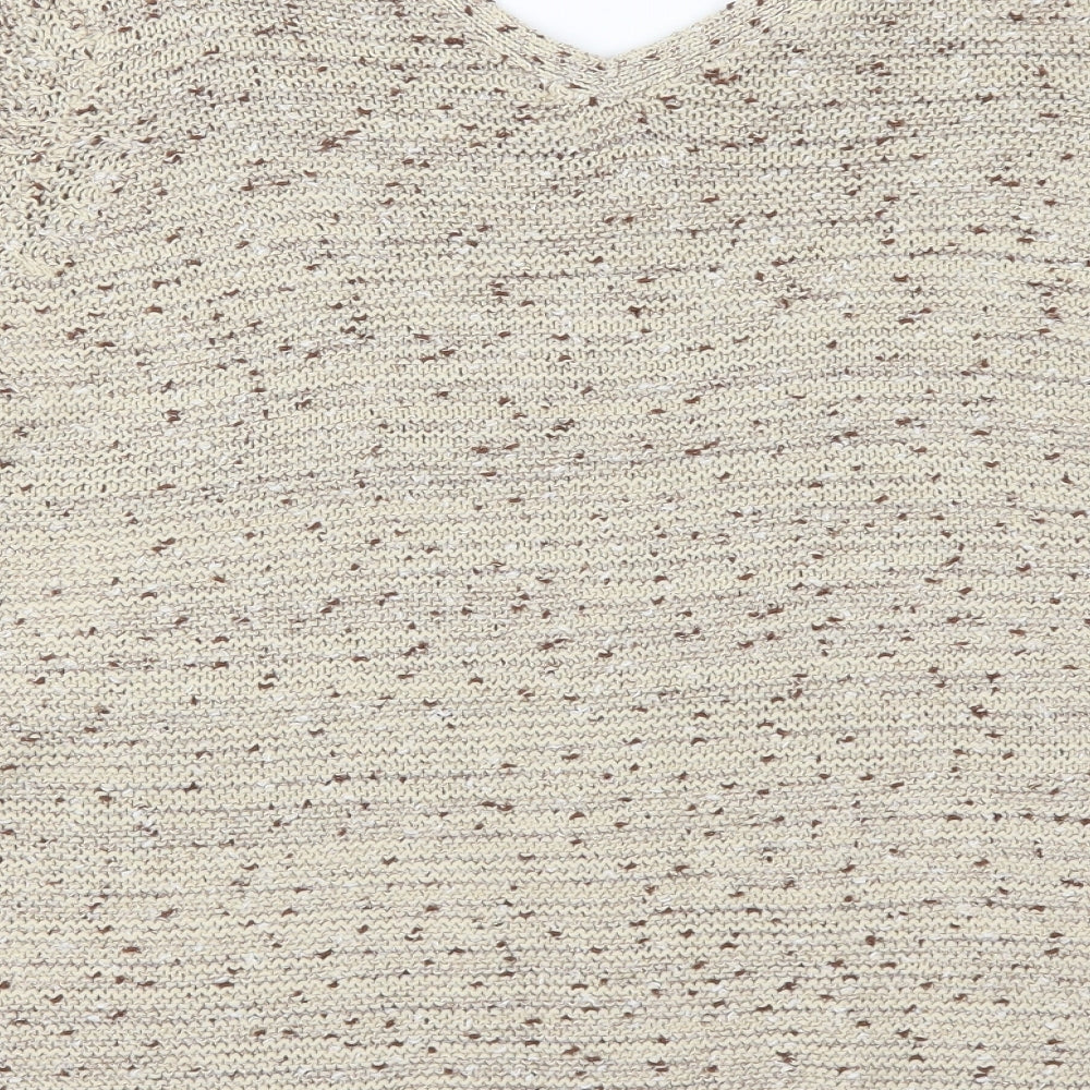 George Womens Beige  Knit Pullover Jumper Size 24