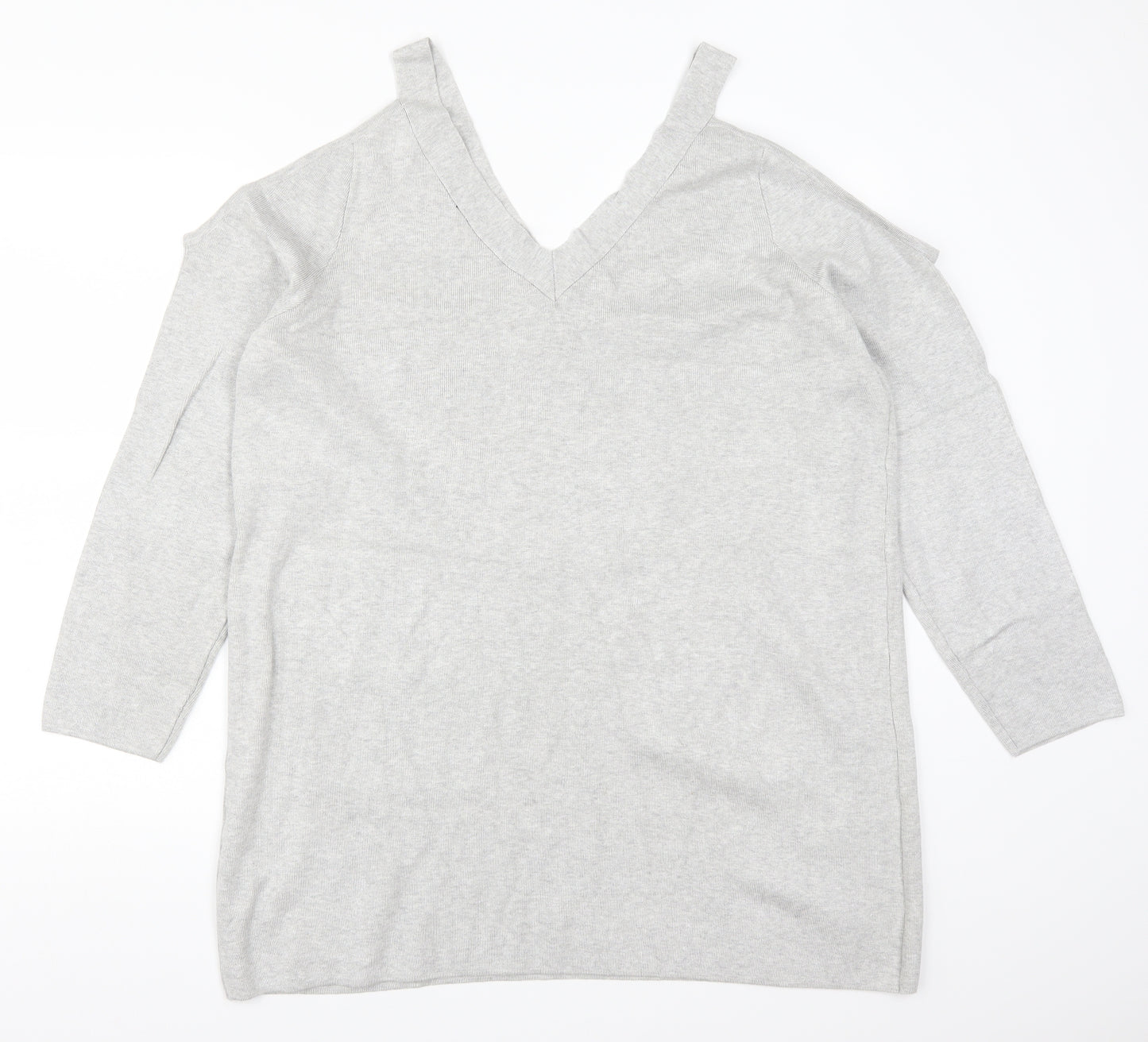 Dorothy Perkins Womens Grey   Pullover Jumper Size 24