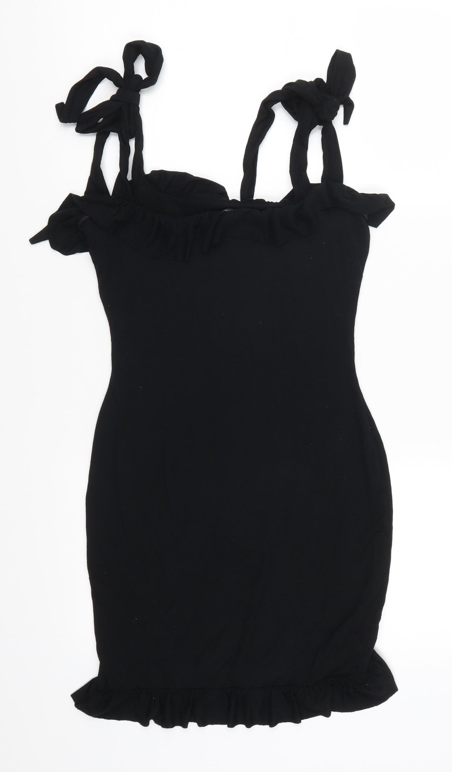 PRETTYLITTLETHING Womens Black   Mini  Size 6