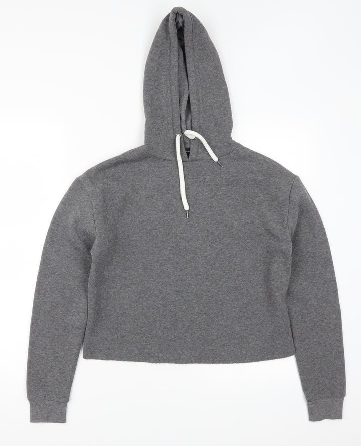 Atmosphere Womens Grey Pullover Hoodie Size 4