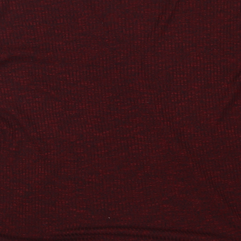 George Womens Red   Basic T-Shirt Size 14