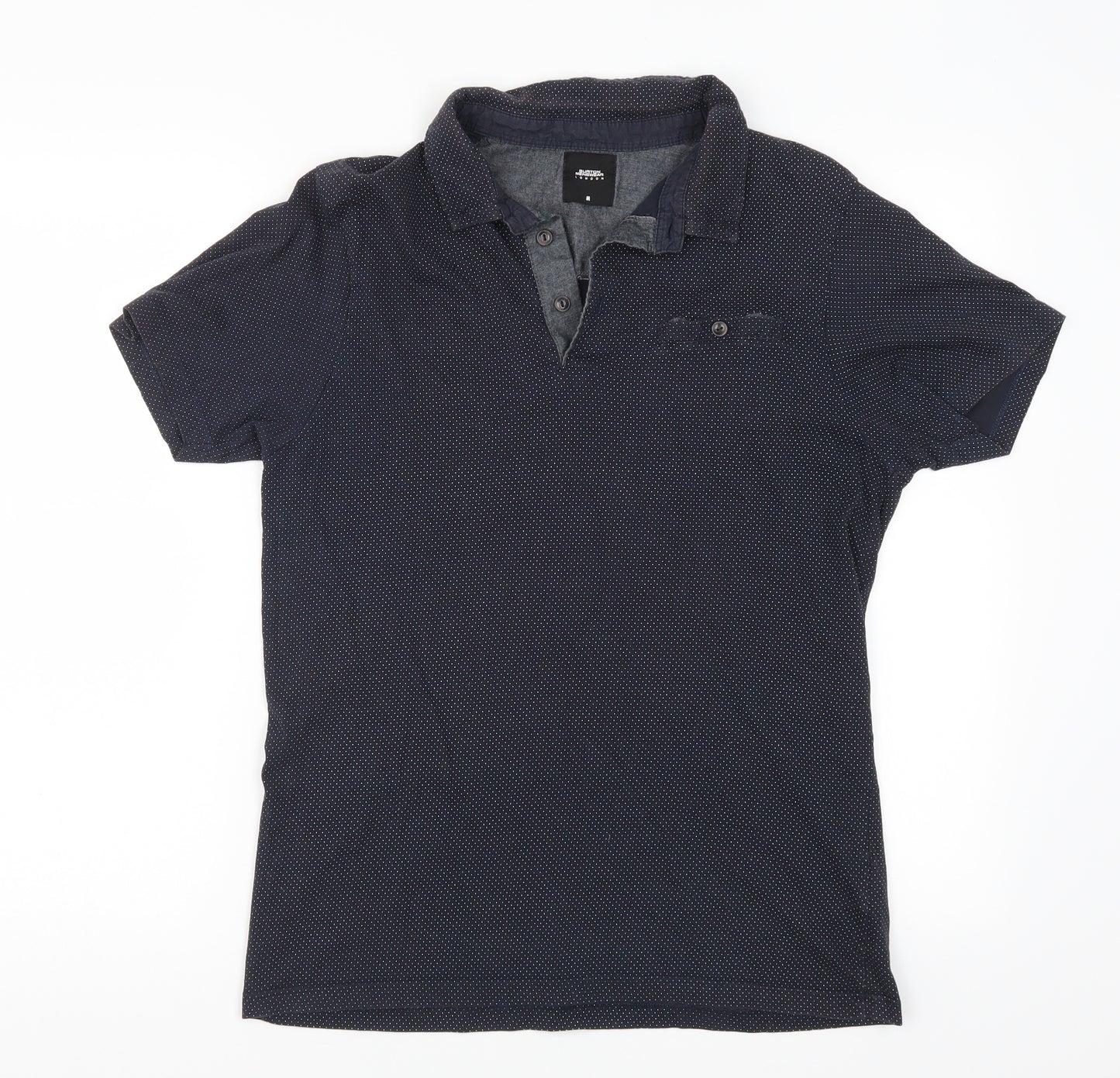 Burton Mens Blue Polka Dot   T-Shirt Size M