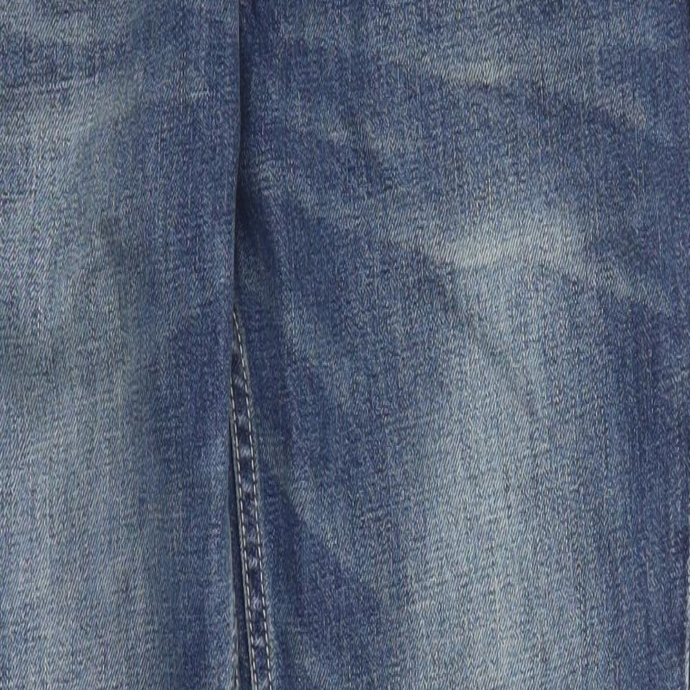 Topman Mens Blue  Denim Straight Jeans Size 30 L30 in