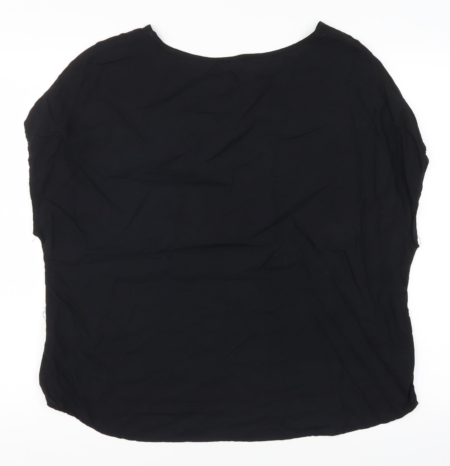 Primark Womens Black   Basic T-Shirt Size 16