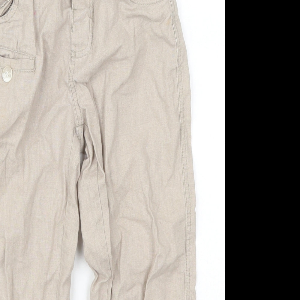 Mini Club Boys Beige   Chino Trousers Size 3-4 Years