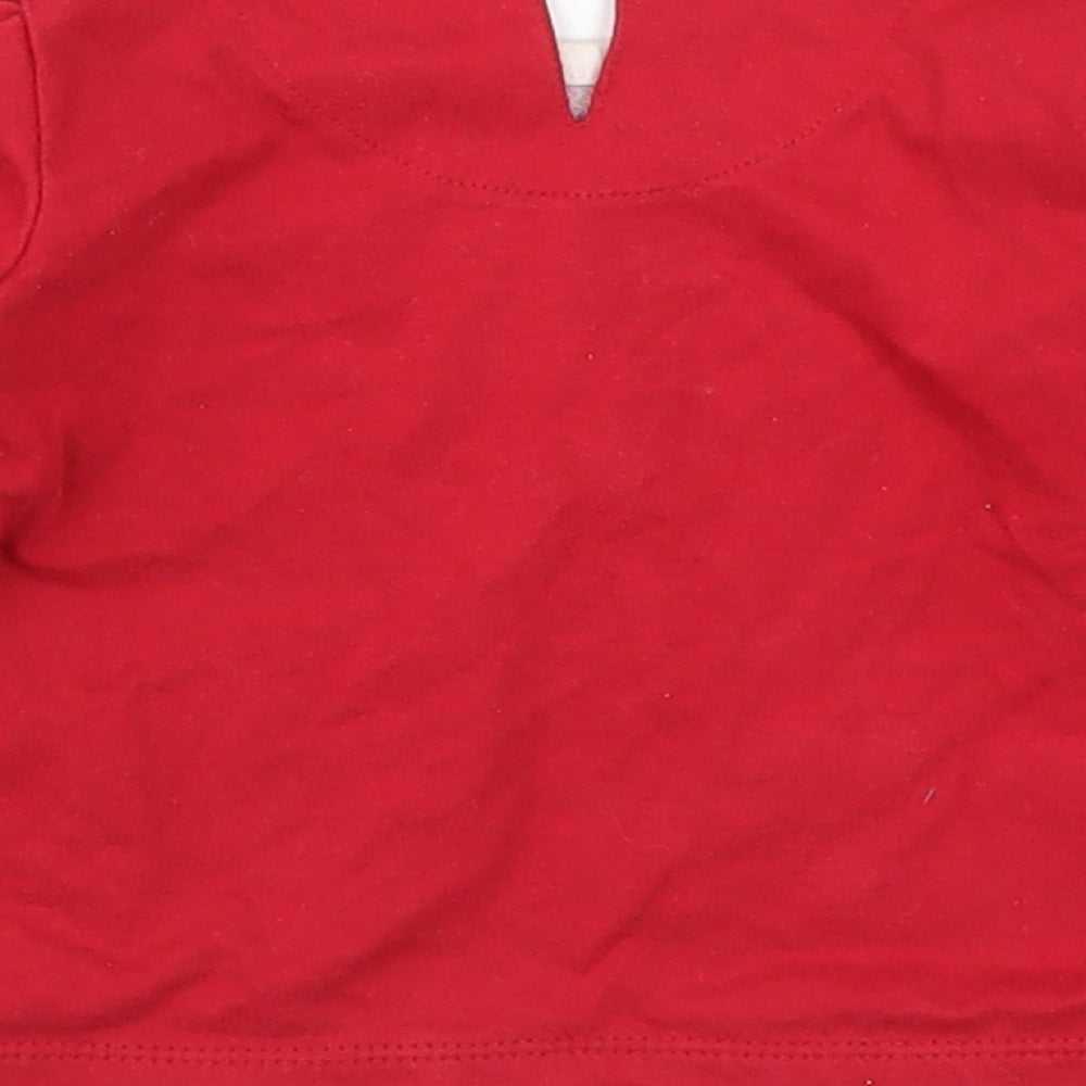 TU Girls Red   Basic T-Shirt Size 18-24 Months  - Dora The Explorer