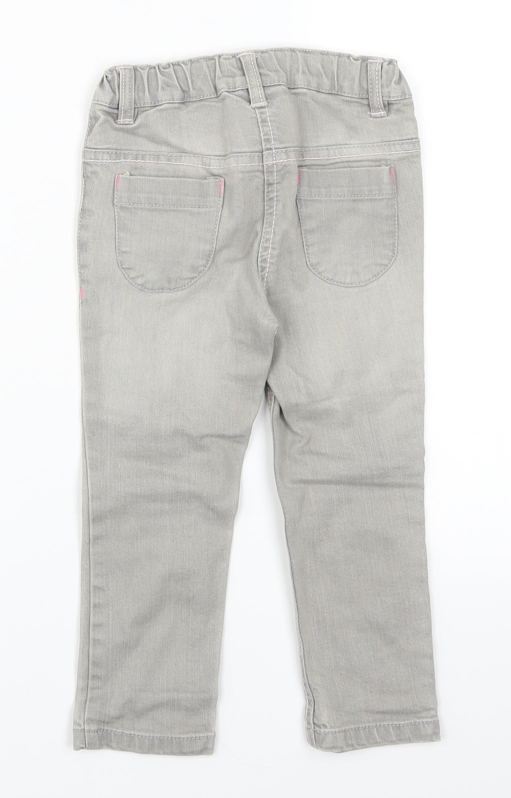 NEXT Girls Grey  Denim Skinny Jeans Size 2-3 Years