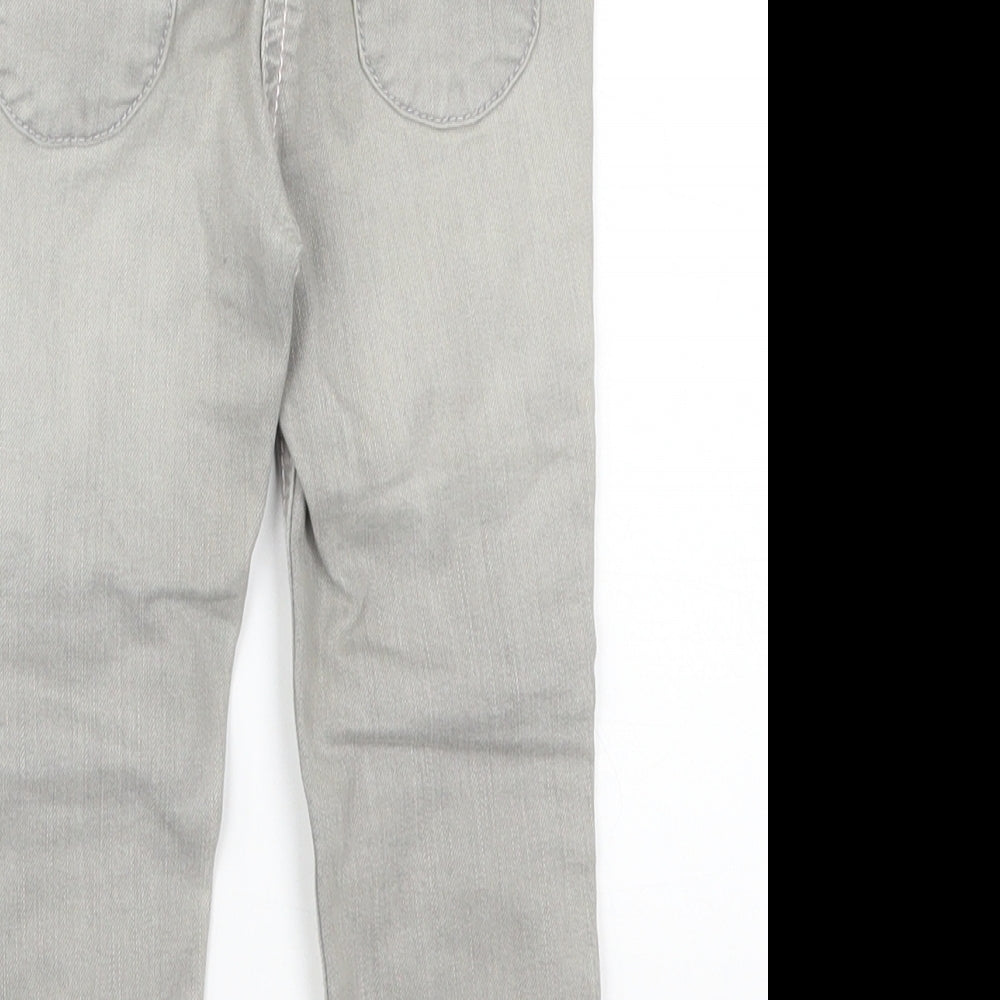 NEXT Girls Grey  Denim Skinny Jeans Size 2-3 Years