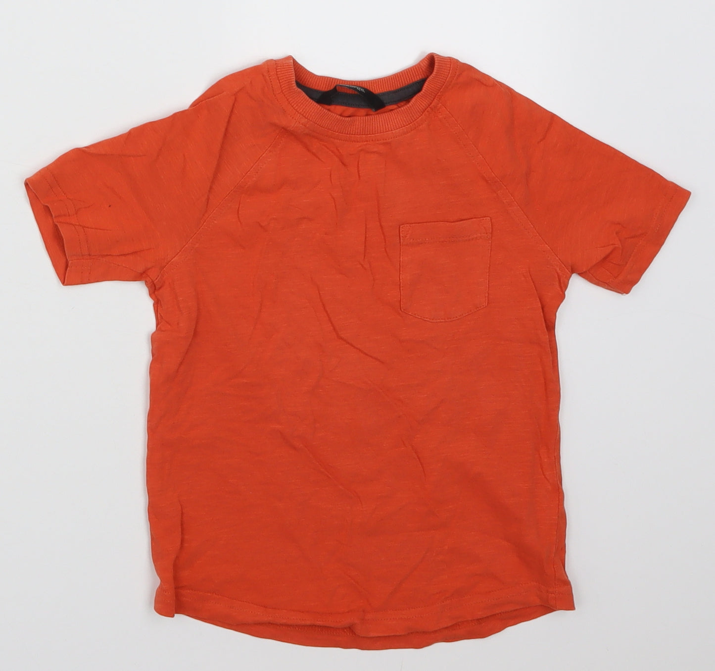George Boys Red   Basic T-Shirt Size 4-5 Years