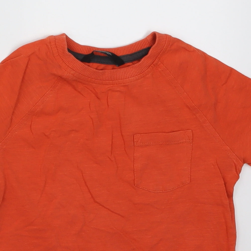 George Boys Red   Basic T-Shirt Size 4-5 Years