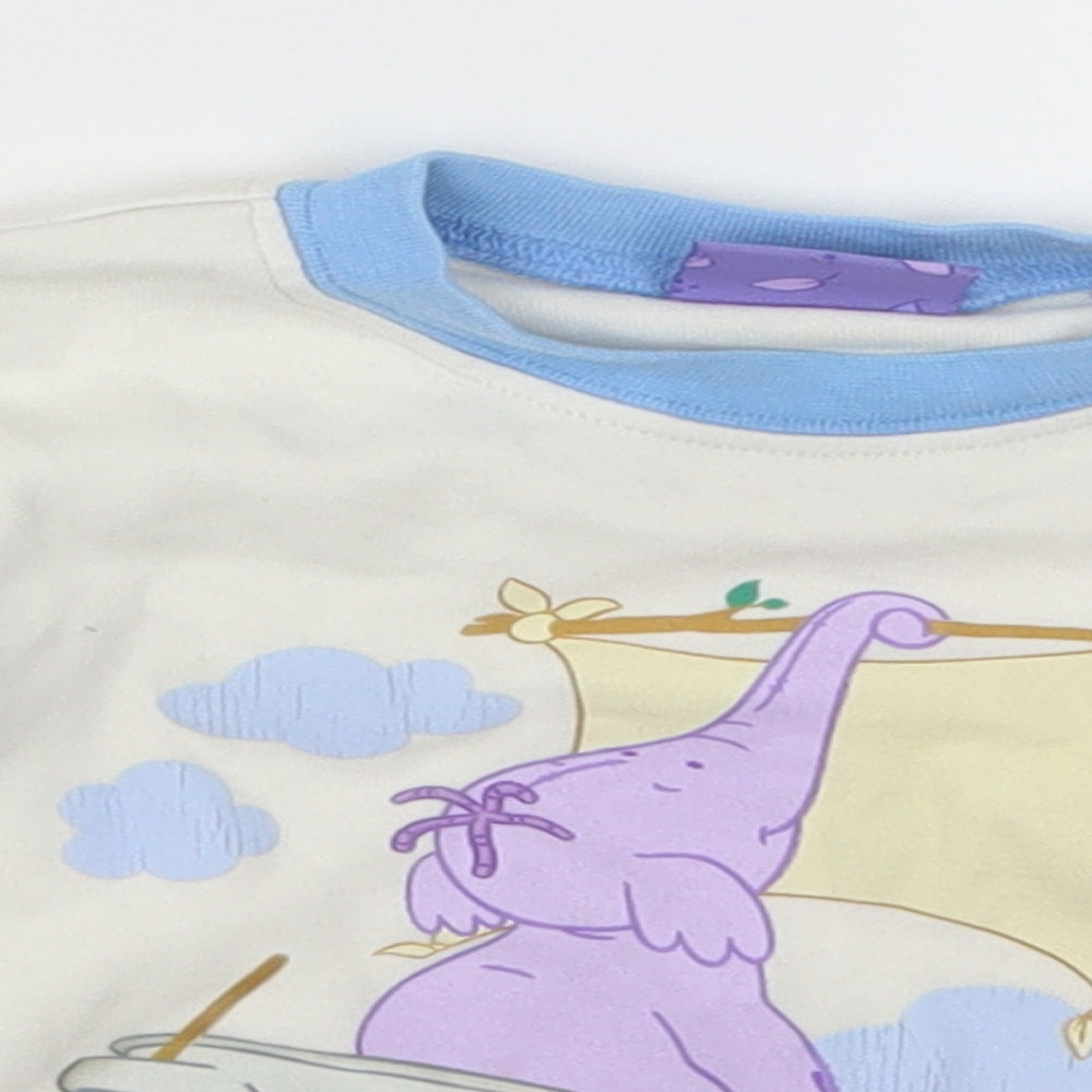 Disney Baby Blue Solid  Cami Pyjama Top Size 12-18 Months  - Going on a Ex-po-tition