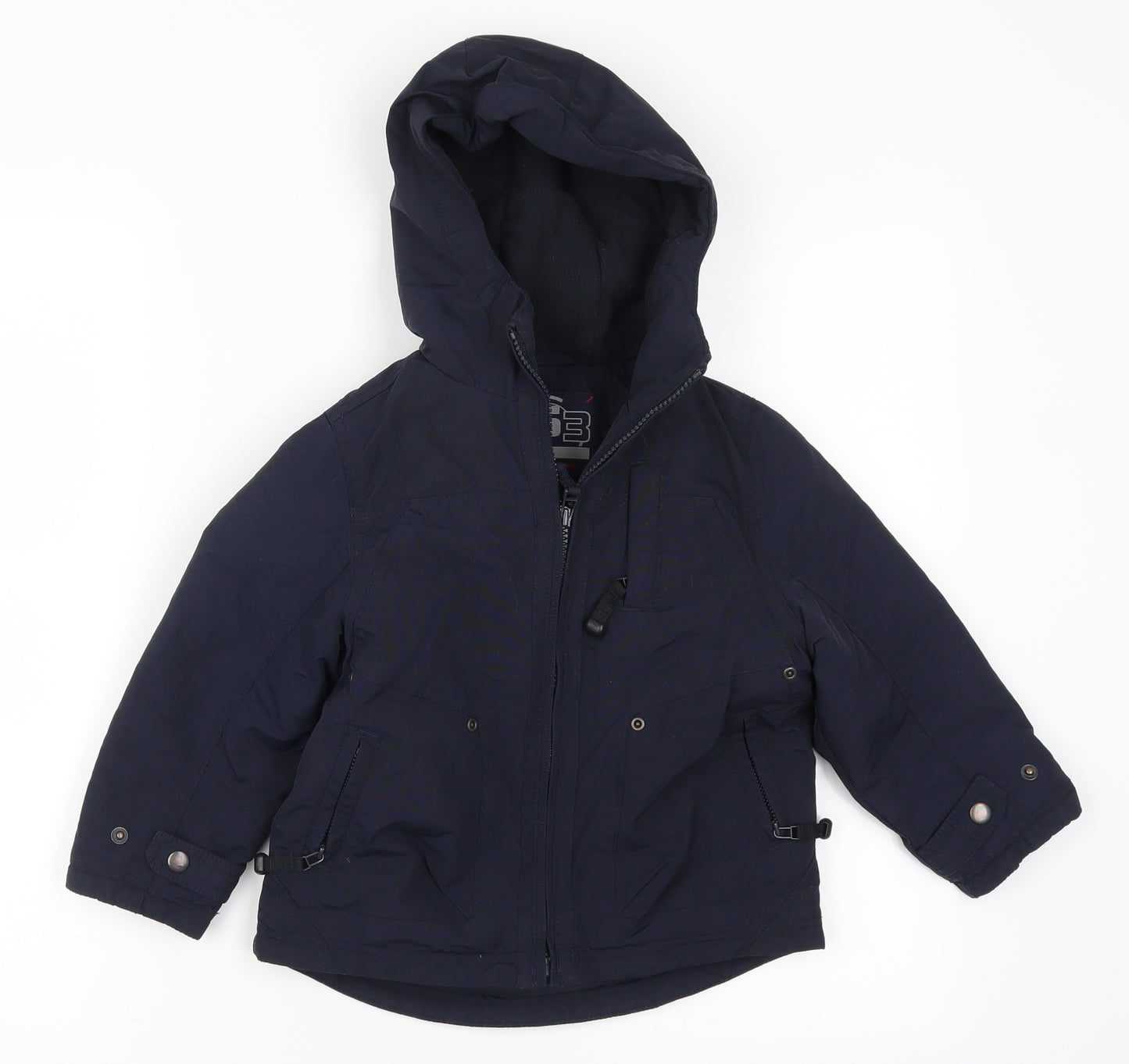 Urban 63 Boys Blue   Basic Coat Coat Size 3 Years