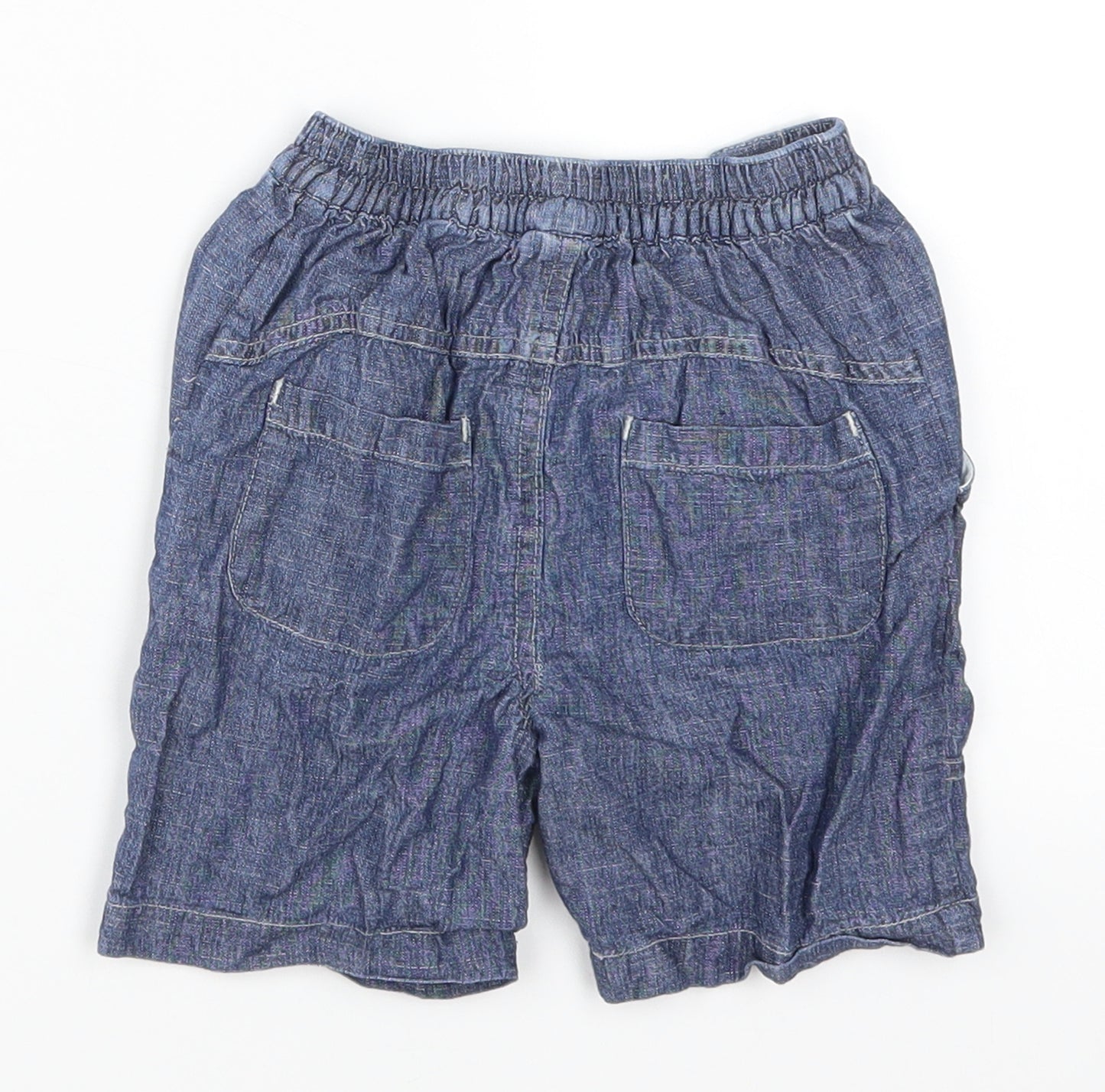Mini Mode Baby Blue  Denim Cropped Jeans Size 12-18 Months