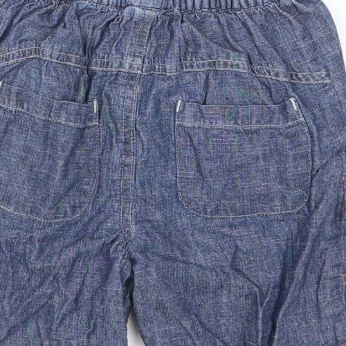 Mini Mode Baby Blue  Denim Cropped Jeans Size 12-18 Months