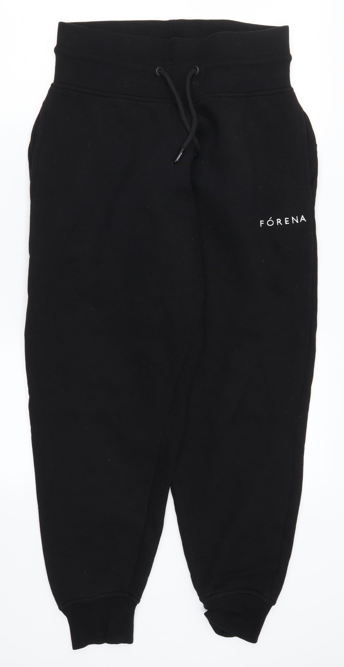 Forena Womens Black   Sweatpants Trousers Size 12 L29 in