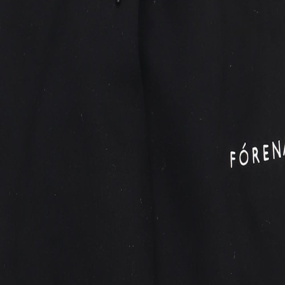 Forena Womens Black   Sweatpants Trousers Size 12 L29 in