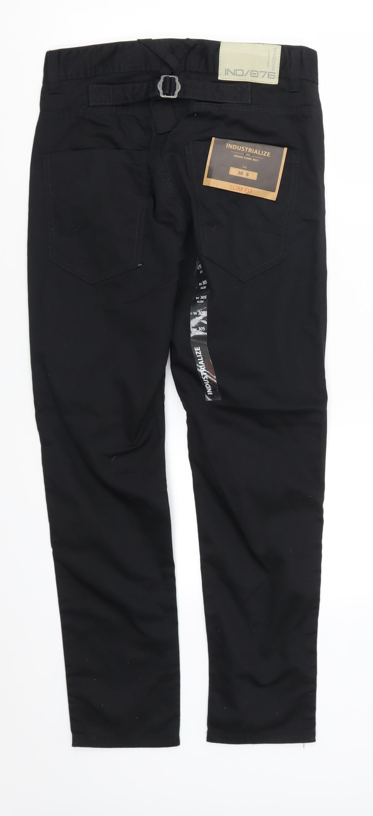 Industrialize Mens Black   Straight Jeans Size 30 L29 in