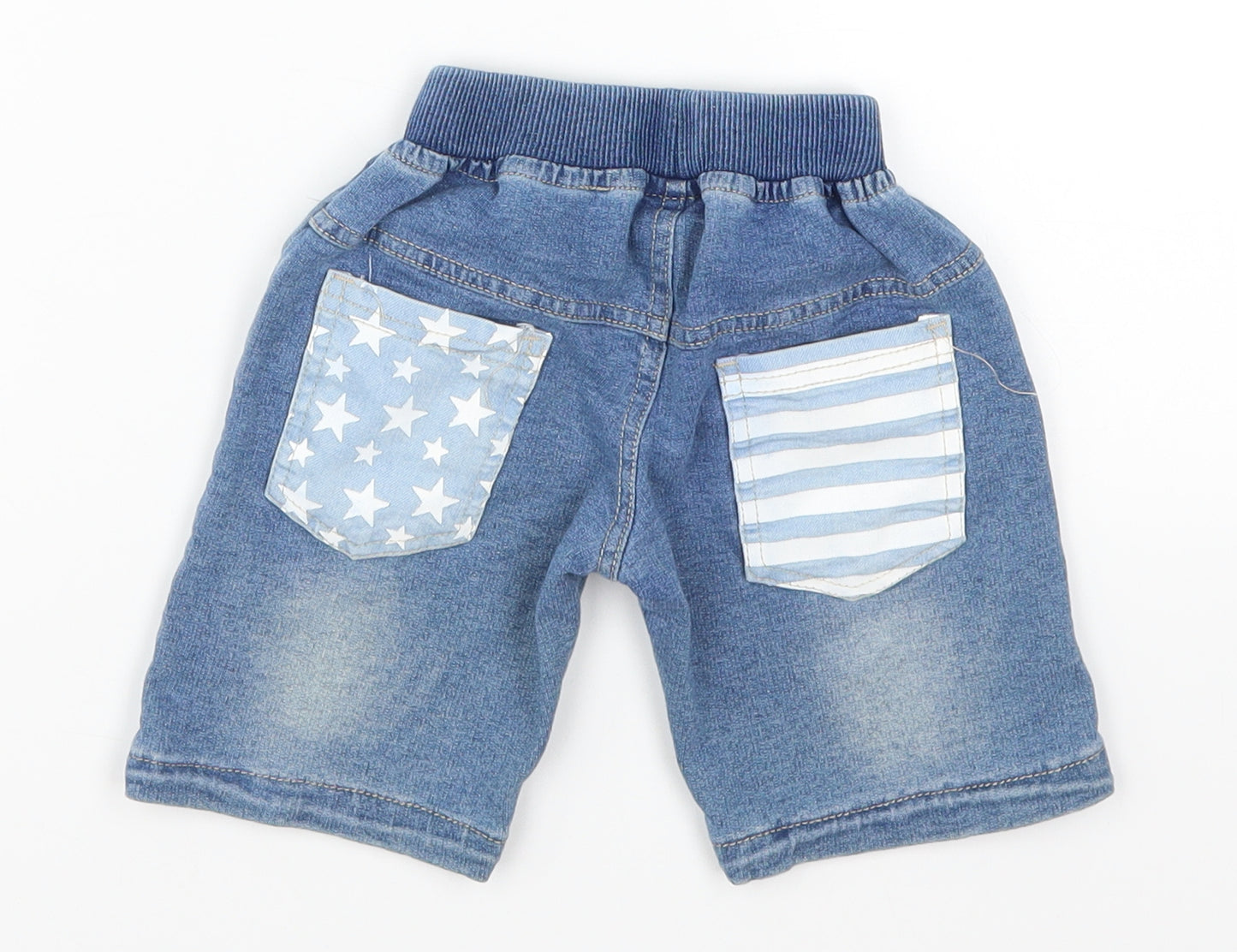 Super Brother Boys Blue  Denim Cropped Jeans Size 18-24 Months  - University A