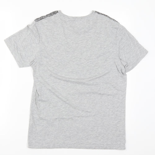 Burton Mens Grey    T-Shirt Size S