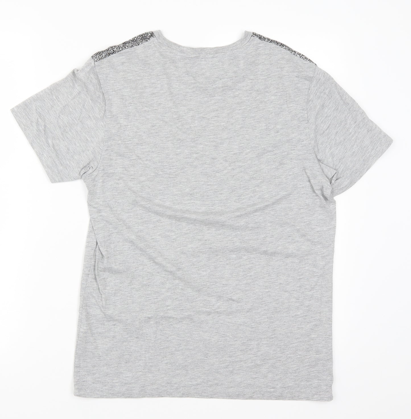 Burton Mens Grey    T-Shirt Size S