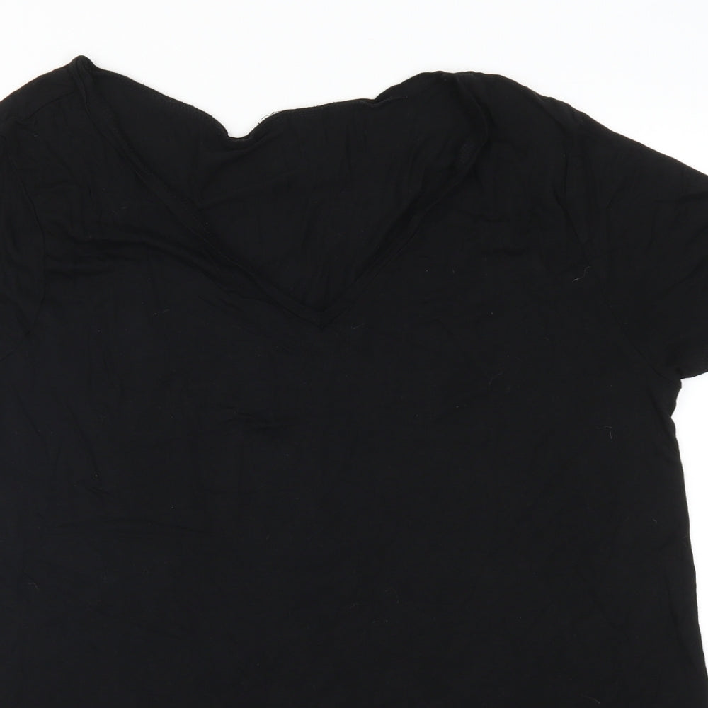 Primark Womens Black   Basic T-Shirt Size 14