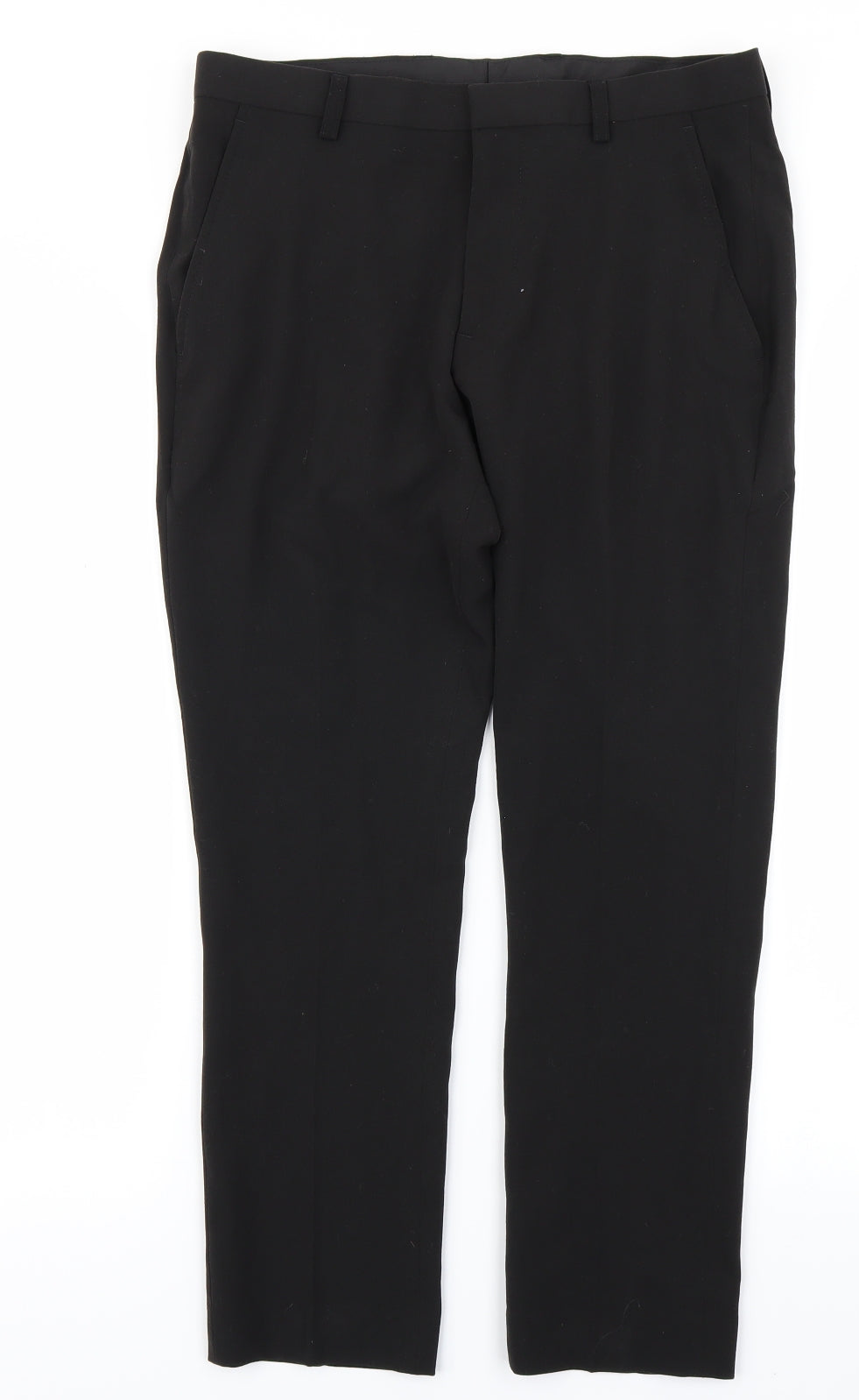 ASOS Mens Black   Trousers  Size 29 in L30 in