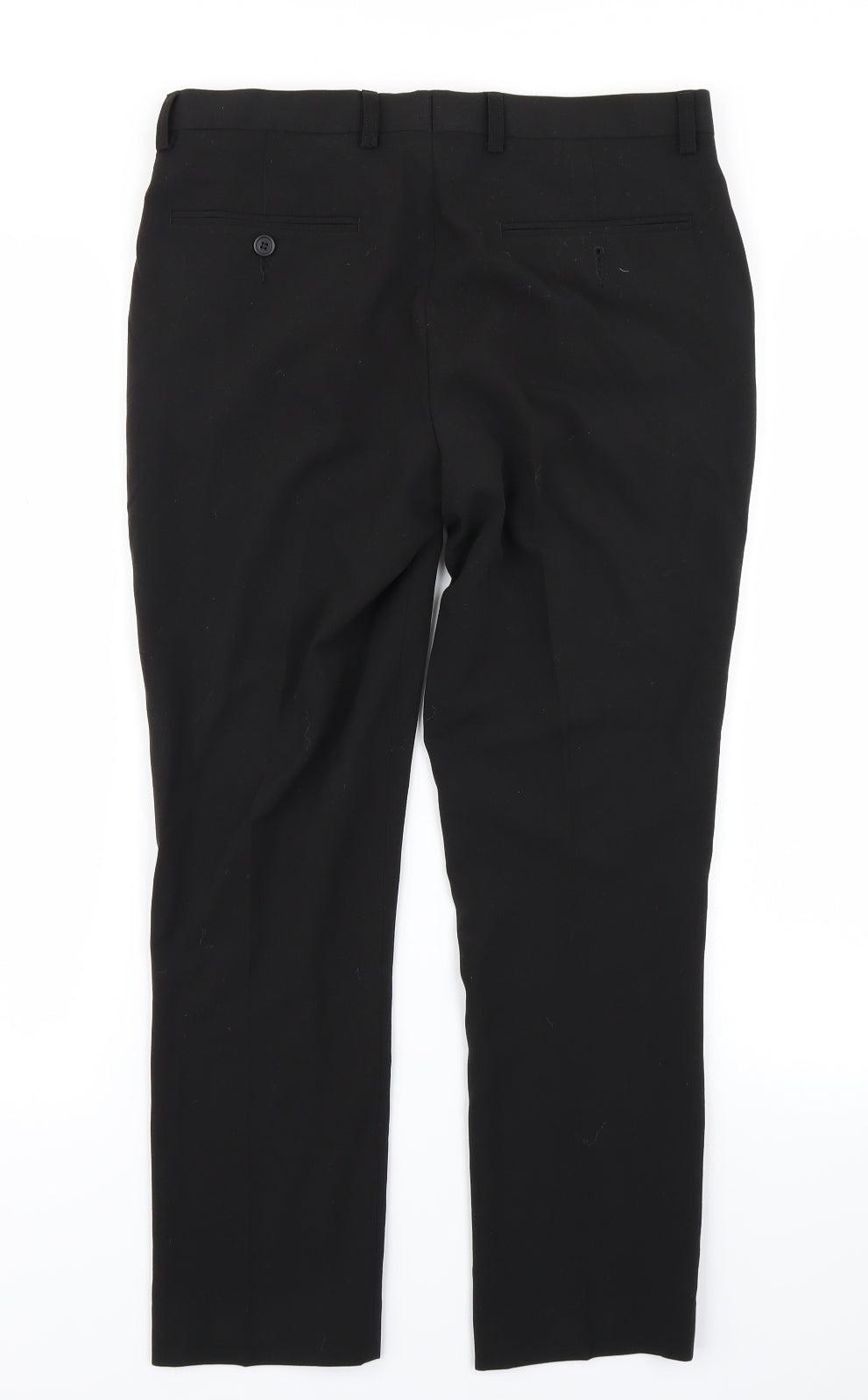 ASOS Mens Black   Trousers  Size 29 in L30 in