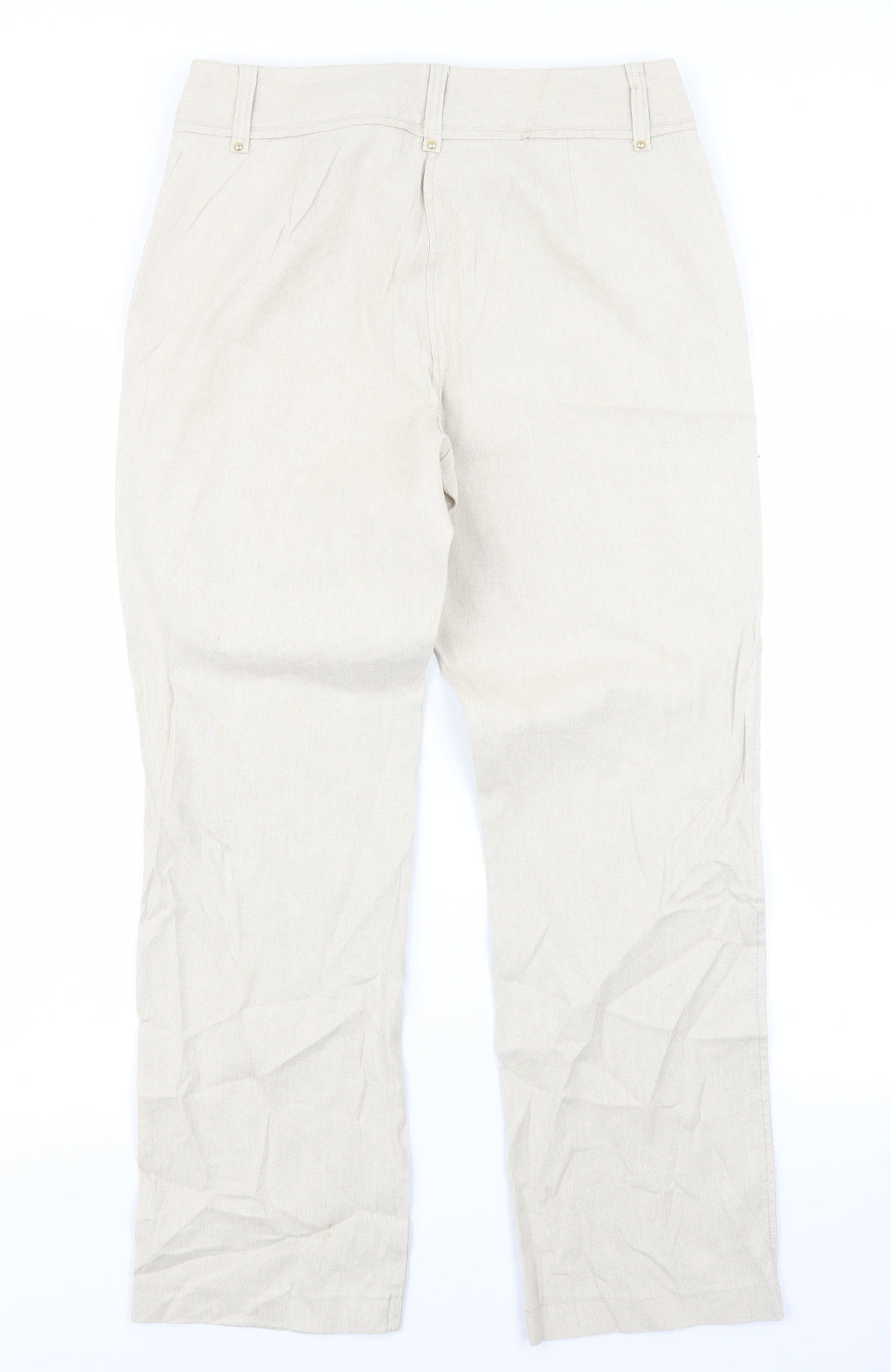 Per Una Womens Beige   Trousers  Size 10 L26 in