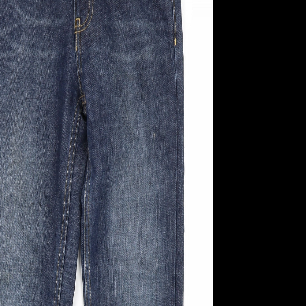 M&S Boys Blue  Denim Straight Jeans Size 9-10 Years