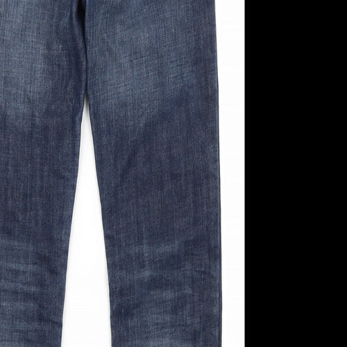 M&S Boys Blue  Denim Straight Jeans Size 9-10 Years