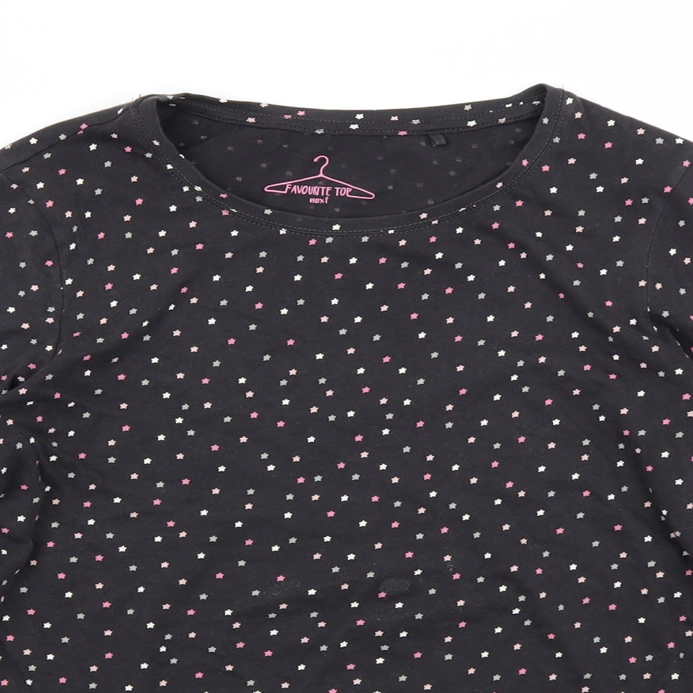 NEXT Girls Grey   Basic T-Shirt Size 12 Years
