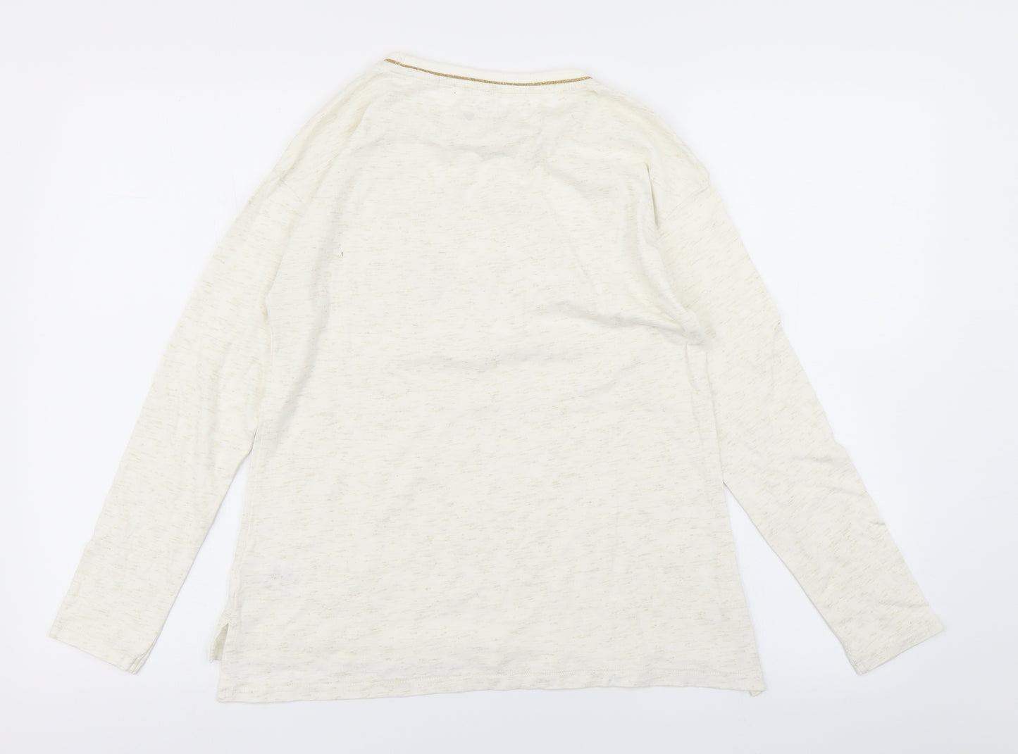 NEXT Girls Ivory   Basic T-Shirt Size 12 Years