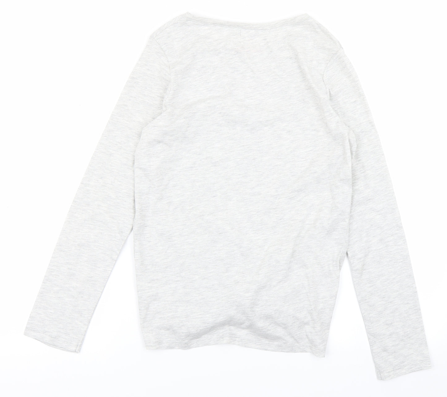 NEXT Girls Grey   Basic T-Shirt Size 12 Years