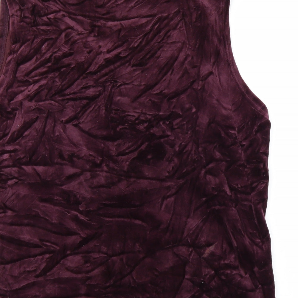 Preworn Womens Purple   Gilet Jacket Size 16