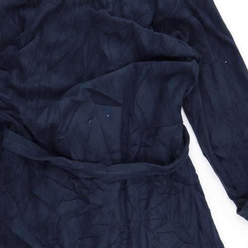 Primark Essentials Mens Blue Solid Fleece  Robe Size XL