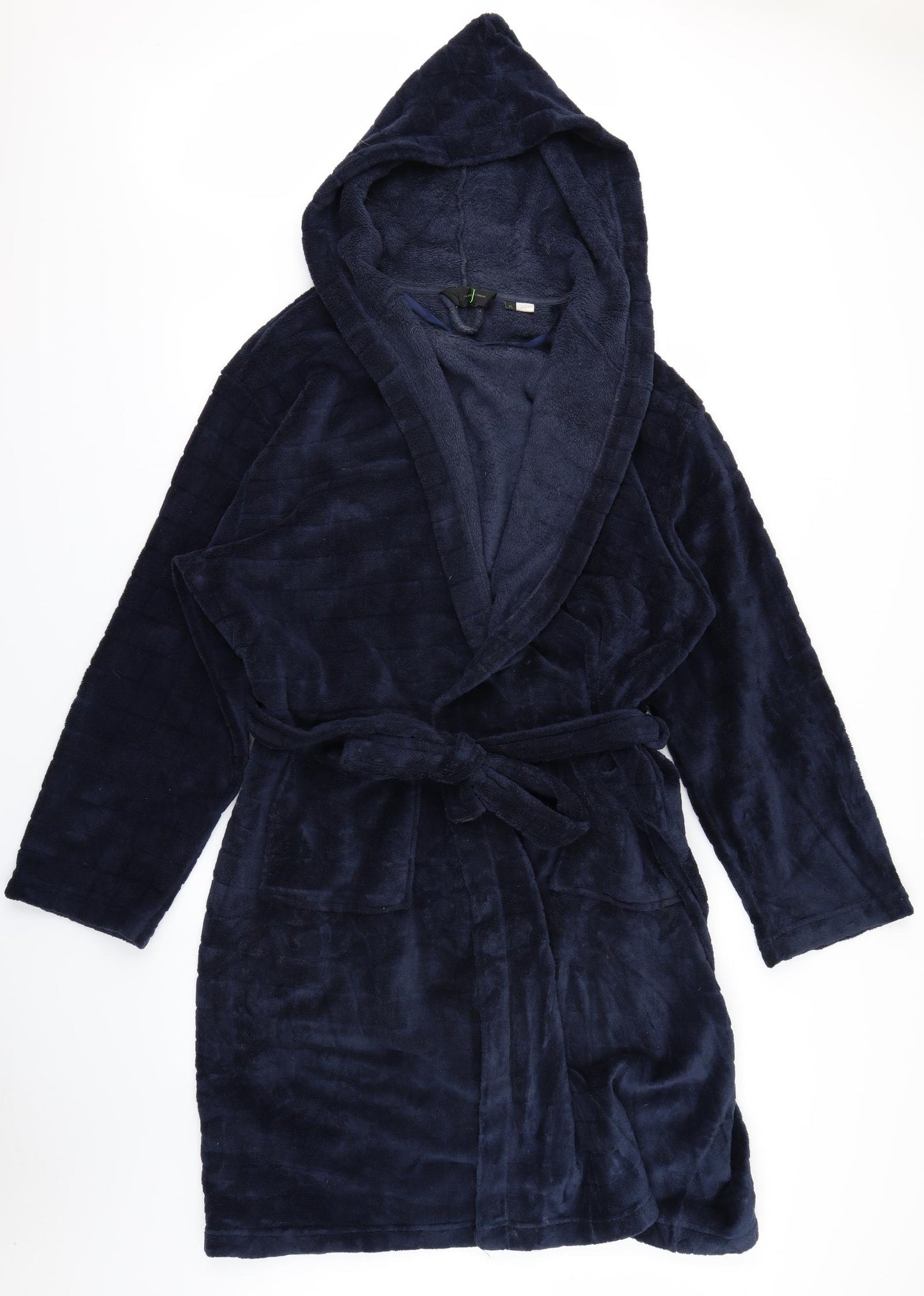 Jasper Conran Mens Blue Solid   Robe Size XL