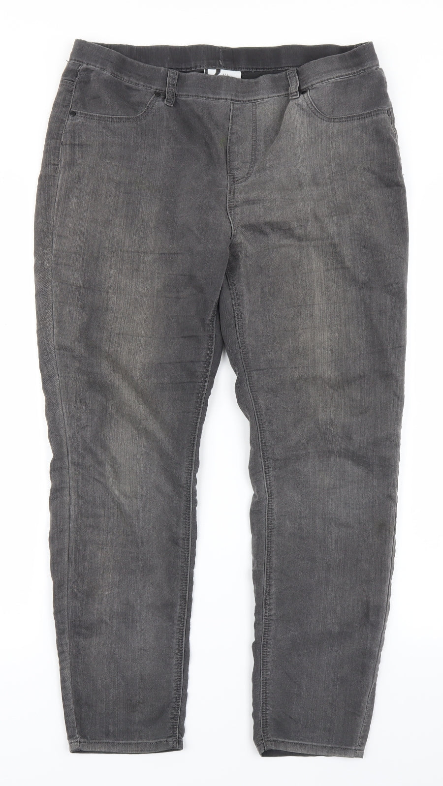 BHS Womens Grey   Jegging Jeans Size 14 L25 in