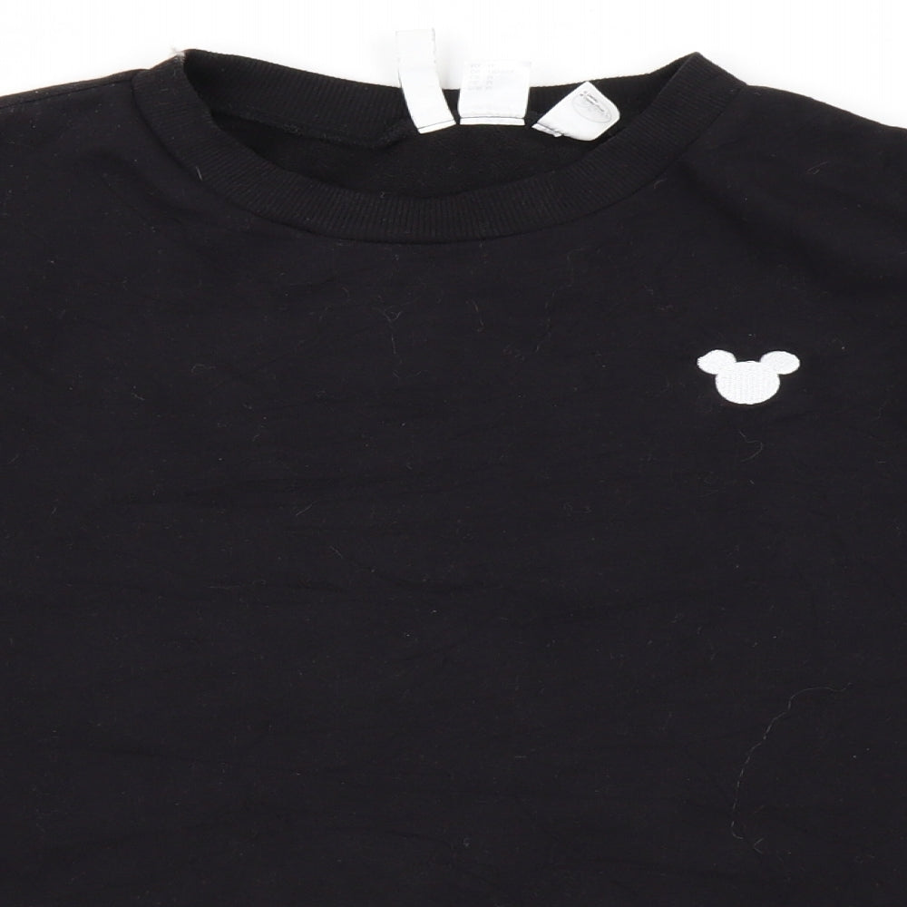 Divided Womens Black   Pullover Sweatshirt Size M