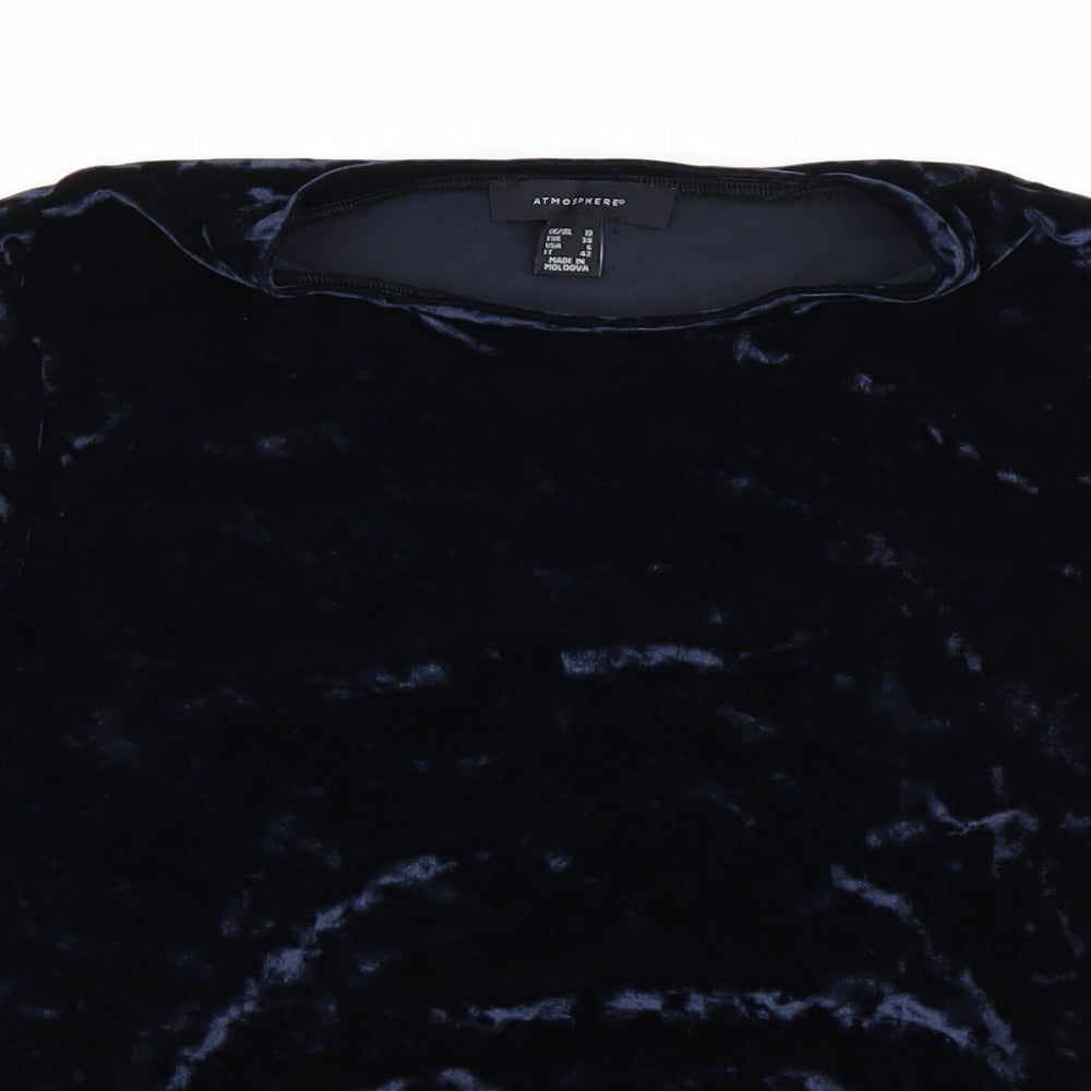 Atmosphere Womens Blue   Basic T-Shirt Size 10