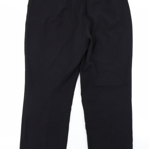 M&S Collection Womens Black   Trousers  Size 14 L26 in