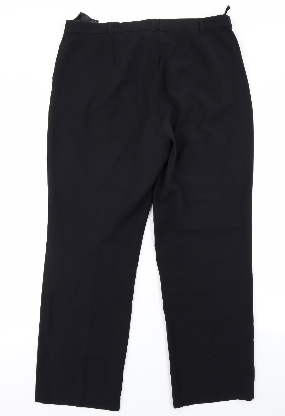 M&S Collection Womens Black   Trousers  Size 14 L26 in