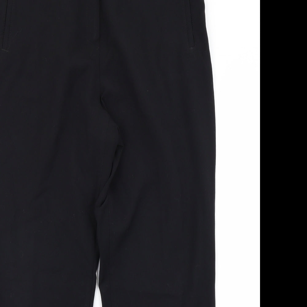 M&S Collection Womens Black   Trousers  Size 14 L26 in