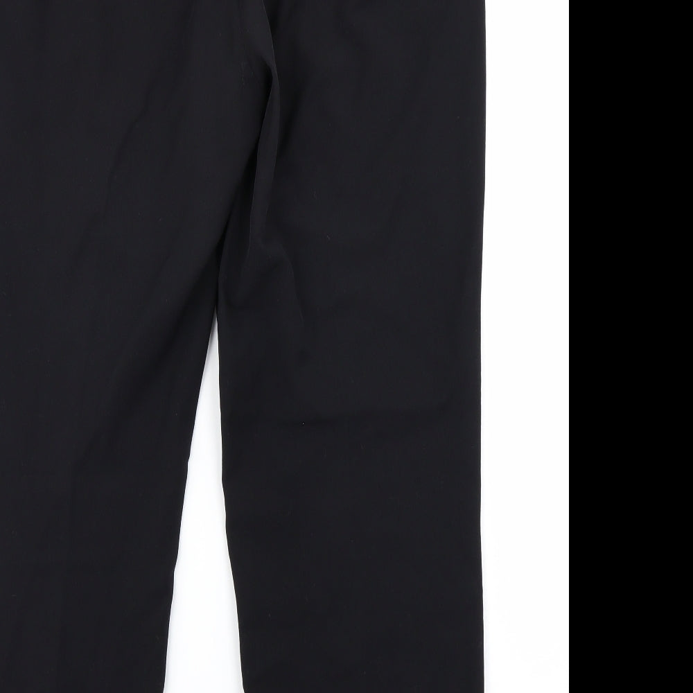 M&S Collection Womens Black   Trousers  Size 14 L26 in