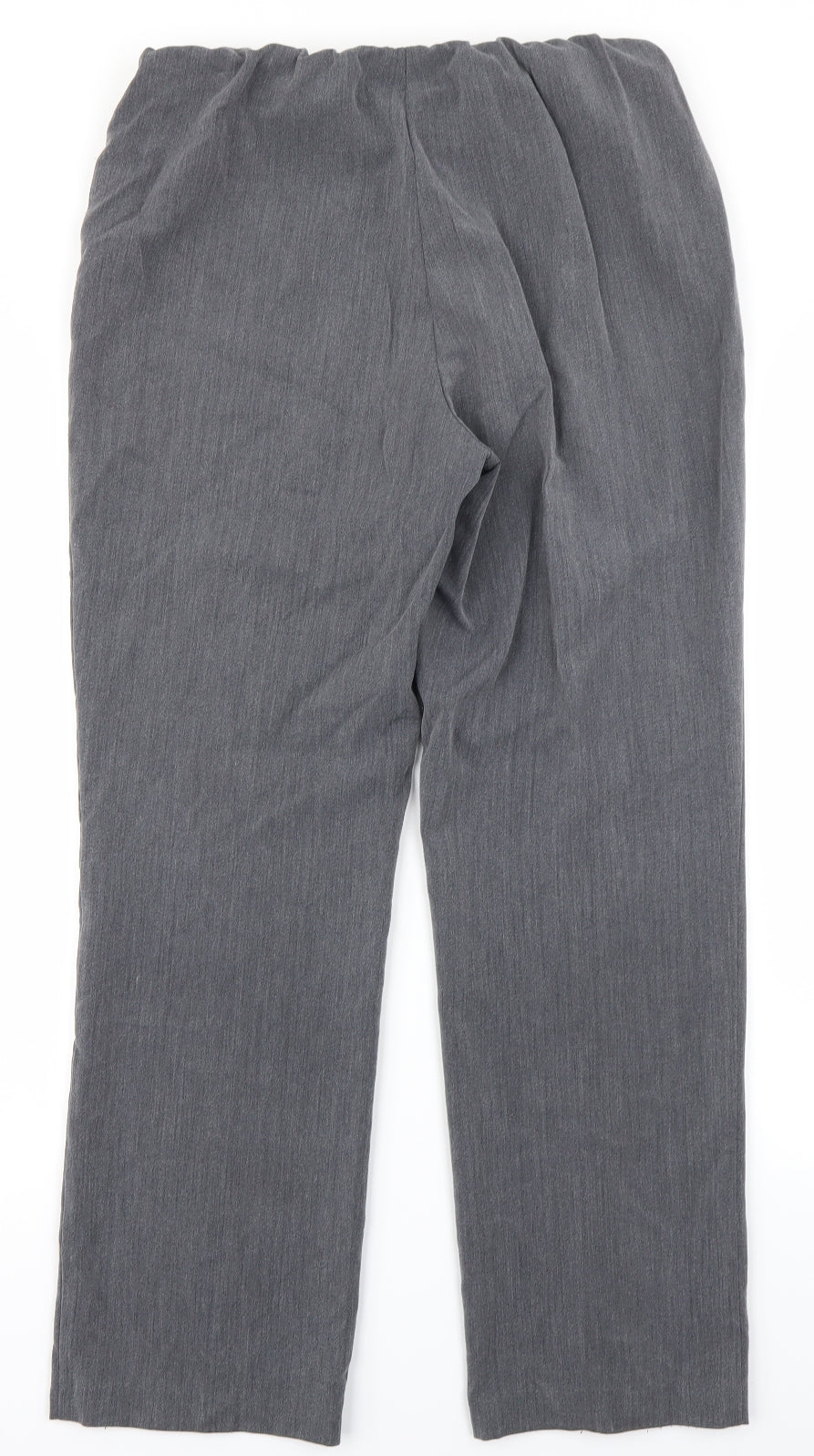BM Collection Womens Grey   Trousers  Size 12 L27 in