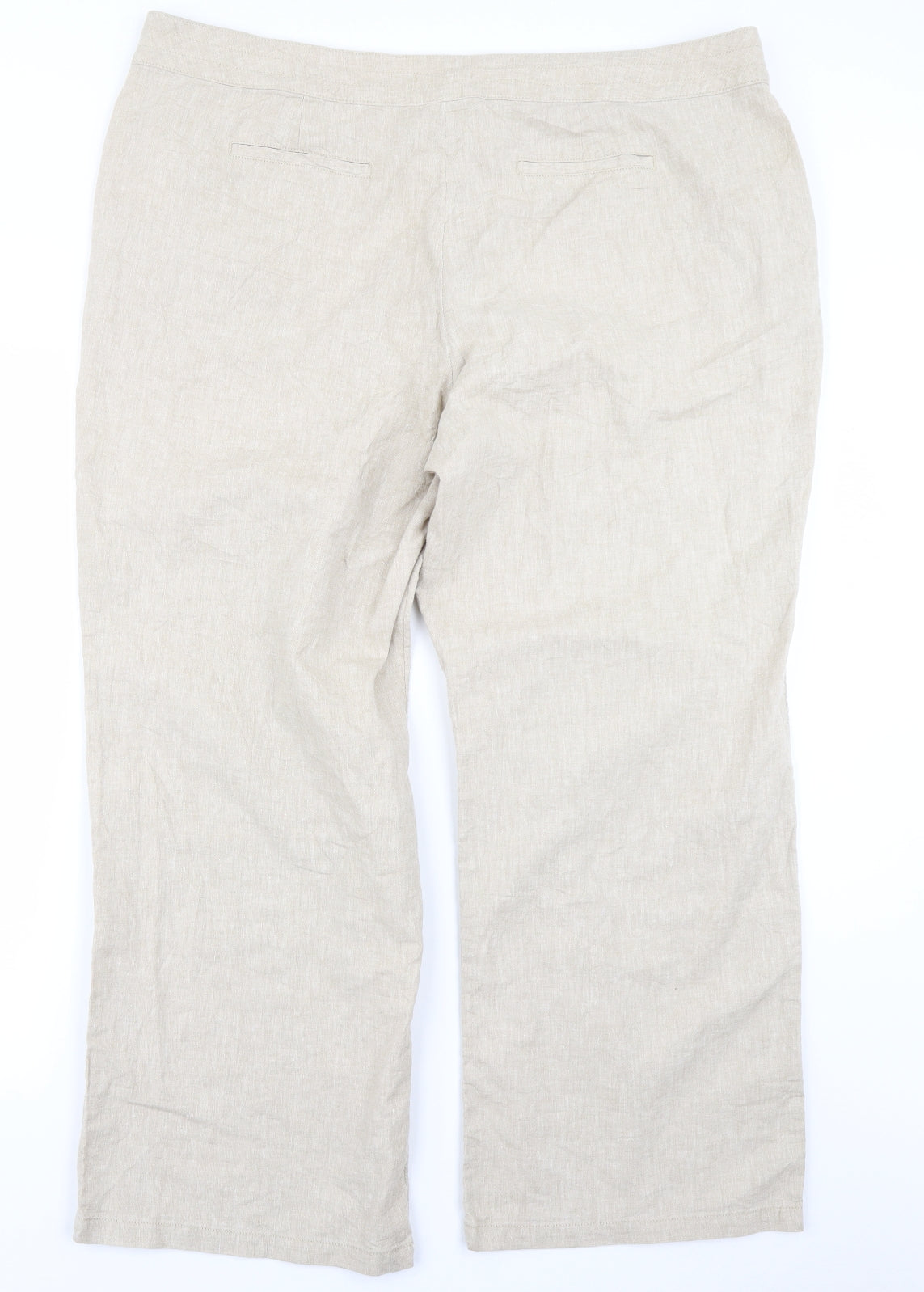 TU Womens Beige   Trousers  Size 20 L26 in